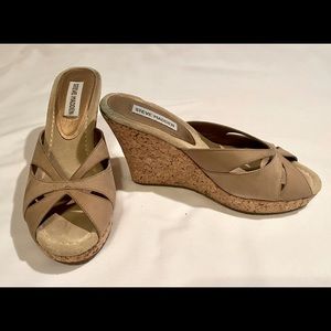 Steve Madden Cork Wedge Sandals